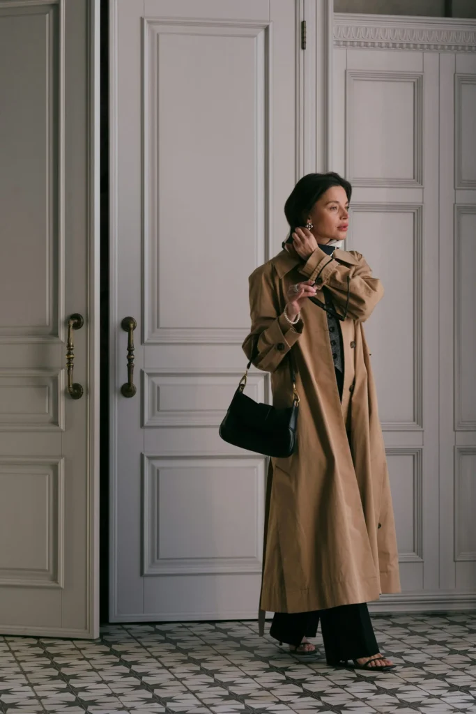 quiet luxury style outfit with neutral tones and minimalist fashion