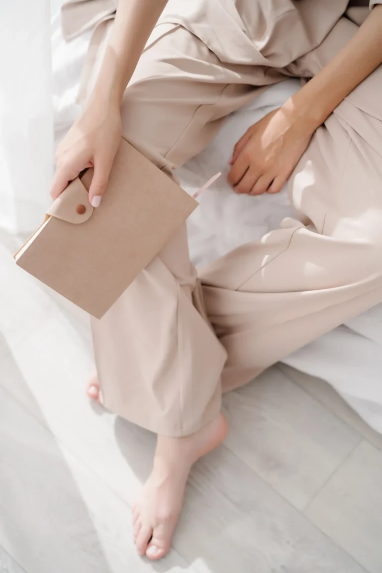 simple self-care habits with journaling and calm daily routine moment